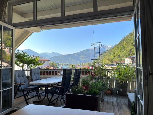 Utsikt, das zellersee in Zell am See