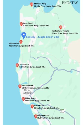 Ekostay Jungle Beach Villa I 1 Acre Property I 100 Meters from the Beach - image 5