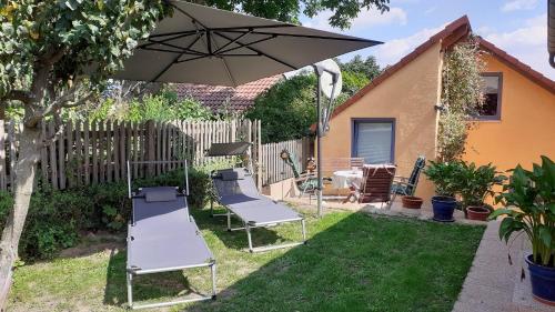 花園, Ferienwohnung Kollmer in 埃伯恩