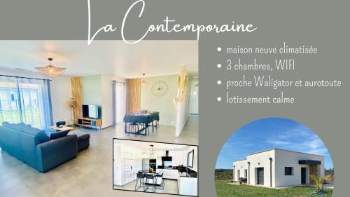 La Contemporaine gîte à louer Brax