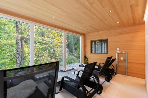 ซาวน่า, Berghof Ferienhaus in ชรอคเคิน