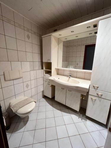 Fürdőszoba, Komfortable Monteurwohnung in Weiskirchen in Weiskirchen