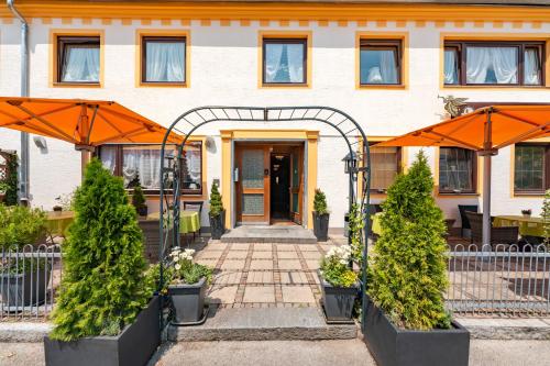 Balkons/terase, Hotel garni "Zum Engel" in Obergunzburg
