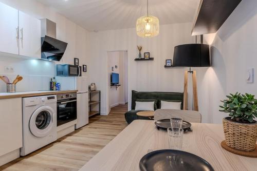 Joli T2- cocooning - wifi fibre - lave-linge in 卡布奇艾利斯區
