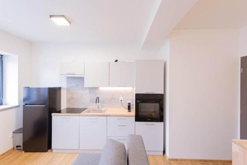 ห้องครัว, Rezidence Novosadská (Rezidence Novosadska) in โนเว ซาดี