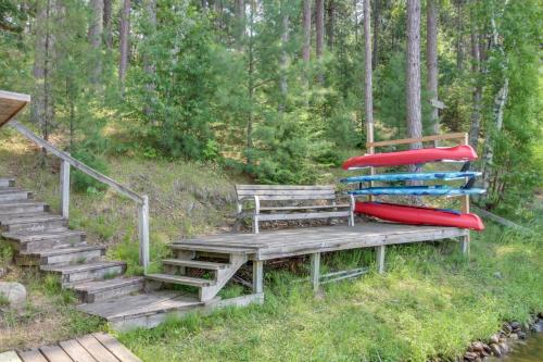 Pequot Lakes Cabin Retreat with Dock and Bikes!