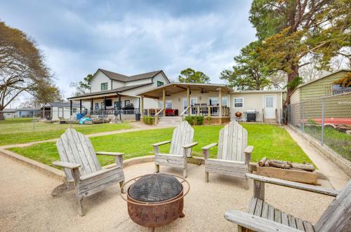 Lakefront Livingston Retreat with Dock and Fire Pit!