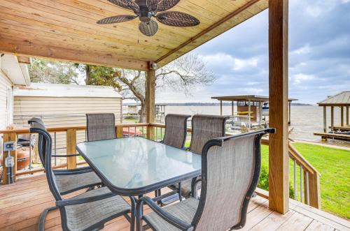 Lakefront Livingston Retreat with Dock and Fire Pit!