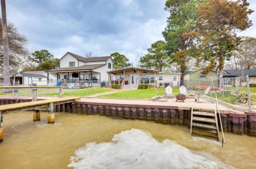 Lakefront Livingston Retreat with Dock and Fire Pit!