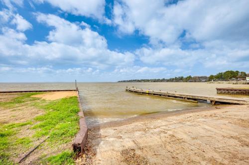 Lakefront Livingston Retreat with Dock and Fire Pit!