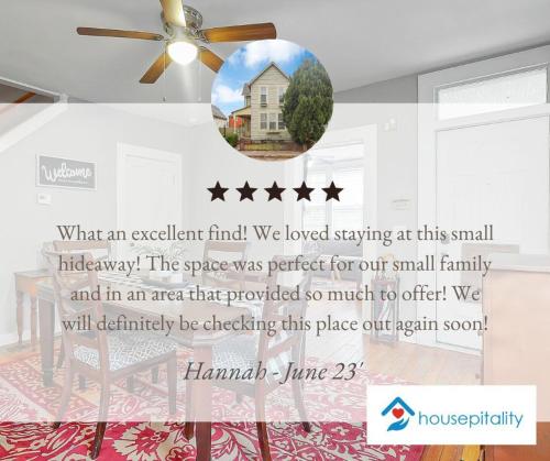 The Schumacher Cottage- 2 BR w Parking & Yard in Columbus, USA