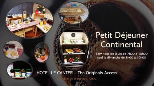 Food and beverages, The Originals Access, Hotel Le Canter Saumur in Saint-Hilaire-Saint-Florent