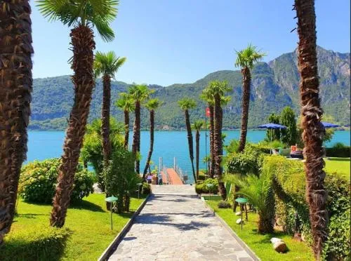 Idyllische Ferienwohnung in Bissone in Bissone, Schweiz