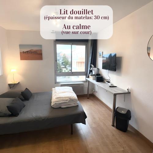 B&B Paray-le-Monial - Studio Paisible Cœur de Paray-Le-Monial app 303 - Bed and Breakfast Paray-le-Monial