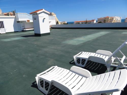 Balcony/terrace, Apartamentos Carolino in Vila Real de Santo Antonio