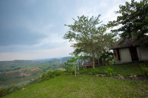 Restorāns, lake mwamba lodge in Kasunganyanja