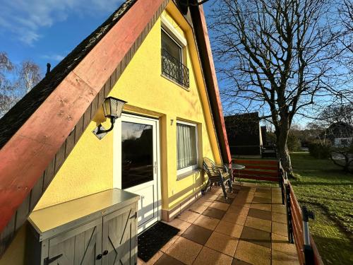 Erkély/terasz, Finnhütte 7 Mönchgut (Finnhutte 7 Monchgut) in Gager / Rugen