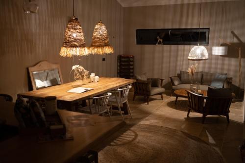 共用Lounge/電視區, ferienhofEICHENBERG in 阿恩多夫