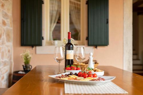 Erkély/terasz, Villa Milka Charming family villa near Rabac in Marici