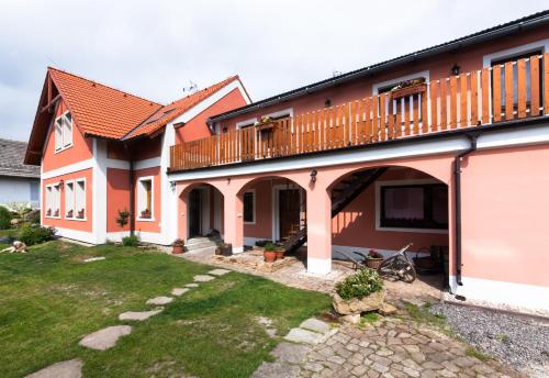 Erkély/terasz, Penzion Na Statku in Mochov