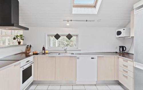 مطبخ, Holiday Home Bæverstien Dnmk Iv in Idestrup