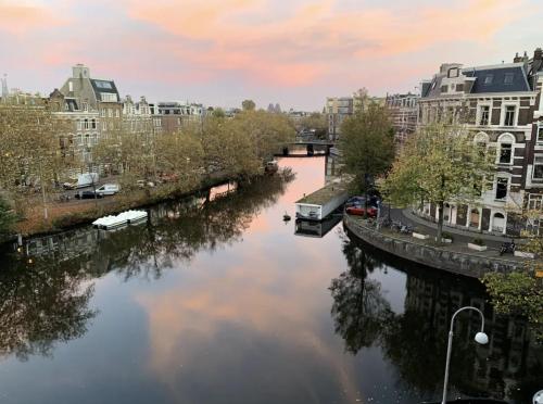 Canal view home in the center, Amsterdam