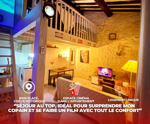 Magnifique Appart avec sa Cinema Room en Coeur de Ville Unique