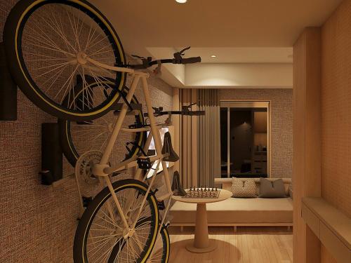 Superior Twin Bike Friendly Room With shower booth