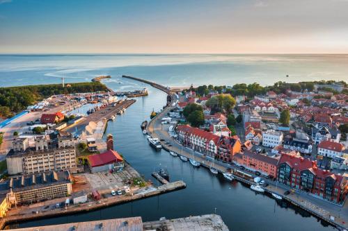 Apartamenty Bałtyckie - Bulwar Portowy - widok na port, centrum, najlepsza lokalizacja w Ustce