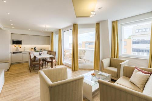 Konyha, Vienna Grand Apartments Danube in 21. Floridsdorf