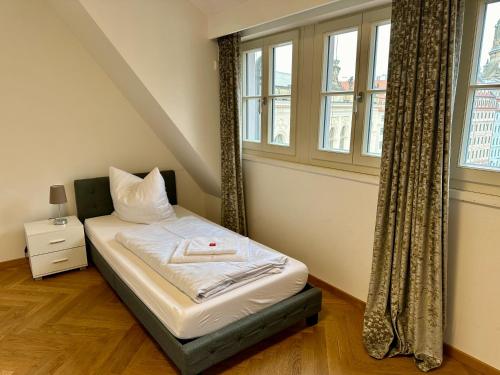 Exklusives Apartment mit einmaligem Blick zur Frauenkirche - Parkplatz kostenfrei, Drážďany (fotografie 10)