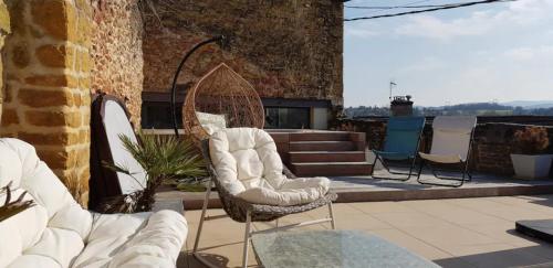Les Terrasses Dorées - Chambres d'hôtes de charme & Jacuzzi BnB Charnay