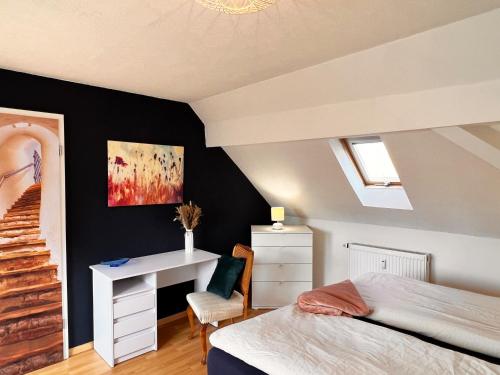 Ferienwohnung Aurora - WLAN, 2 Schlafzimmer, TV, Küche, Bad, Waschmaschine