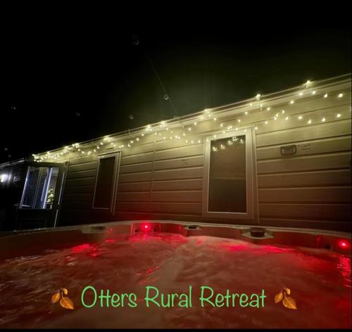 Hot tub, Otters Rural Retreat - Private Hot-Tub & Free Golf for guests included in Shilbottle