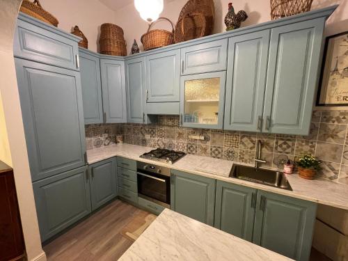 Kitchen, Casa Rosie in Chianni
