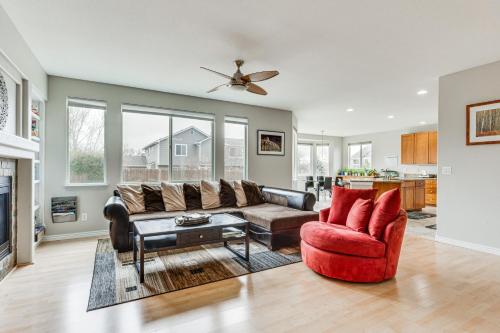 Fenced Yard and Trail Access Dog-Friendly Erie Home