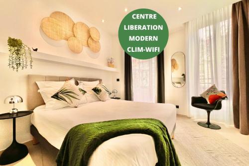 LIBERATION CENTER - PRIVATE Balcony - 24&7 RECEPTION - LUGGAGE STORAGE - Hôtel - Nice