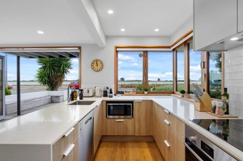 مطبخ, Beachside Bliss - Redcliffs in Tai Tapu