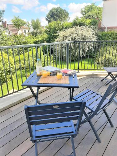 Erkély/terasz, Appartement avec terrasse entre Versailles et Paris in Vaucresson