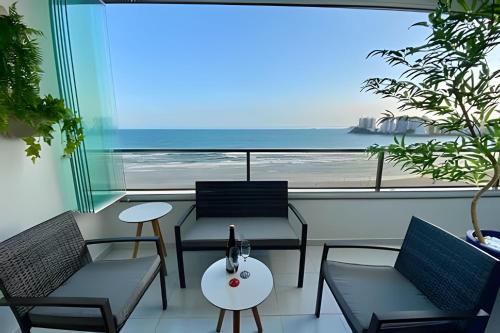 Balcony/terrace, SHB - Sol e Mar: Seu Refugio Beira-Mar near Bom Gosto