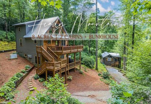 Heady Mtn: Cashiers Oasis, 8 Acres, Hot Tub, Trail in Cashiers, Vereinigte Staaten von Amerika