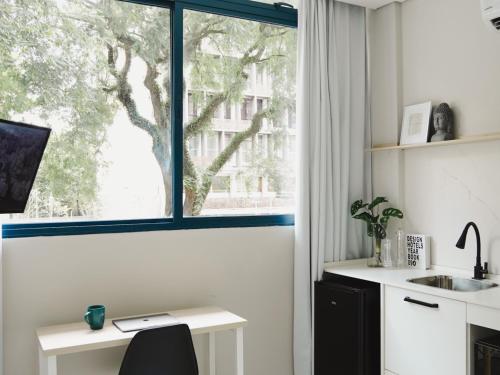 Вид, Apê Metrô Paraíso (Ape Metro Paraiso) in São Paulo