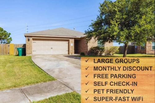 4BR Near Galveston, Kemah NASA, Recently Rehabbed