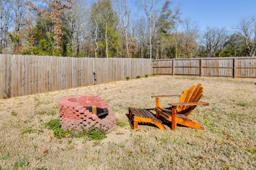 Prattville Home with Fire Pit - 2 Mi to Downtown!