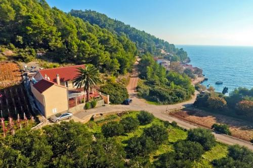 Seaside secluded apartments Cove Tvrdni Dolac Hvar - 6112 Gdinj 