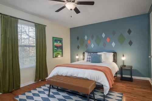 5min drive to AN Golf Club l Pet-Friendly l Big Backyard, BBQ & Fun Activities in Augusta, USA