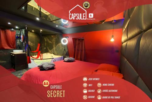 Capsule Secret - Jacuzzi - Netflix & Home cinéma - Jeux de couple - Barre de pole dance, Valenciennes