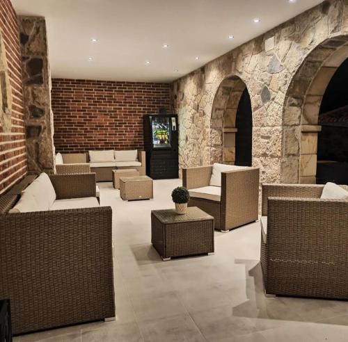 Erkély/terasz, Posada Valle del Oso in Pesaguero