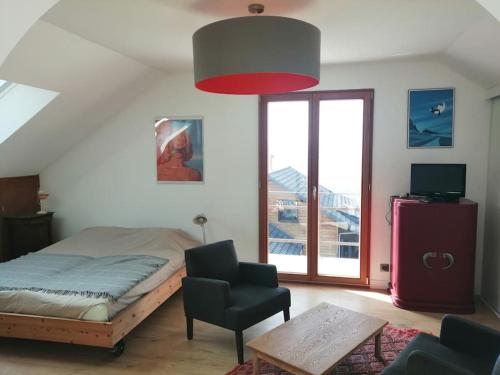 Appartement 55m2 dans maison - Location saisonnière - Gruffy