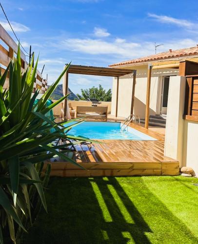 Patrimonio, Maison climatisée avec piscine privée - Location saisonnière - Barbaggio